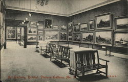 Picture Gallery No. 3, Art Gallery Postcard