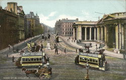 Dame St. & College Green - B&R's Postcard Advertising Dublin, Ireland Postcard Postcard Postcard