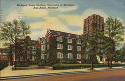 Michigan Union Building, University of Michigan Ann Arbor, MI Postcard Postcard Postcard