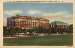 Ricketts Building and Gymnasium Troy, NY Postcard Postcard Postcard