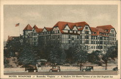 View of Hotel Roanoke Postcard