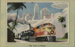 Fifty Years of Progress Miami, FL Postcard Postcard Postcard