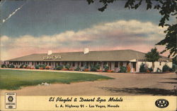 El Playtel & Desert Spa Motels Postcard