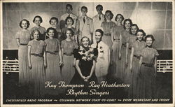 Kay Thompson & Ray Heatherton Rhythm Singers Performers & Groups Postcard Postcard Postcard