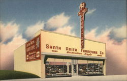 Invitation to Santa Anita Furniture Co 15th Semi-Annual Storewide Clearance Sale Postcard