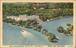 The Northern Baptist Assembly Green Lake, WI Postcard Postcard Postcard