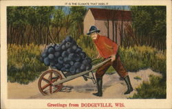 Greetings from Dodgeville, WIS. Postcard