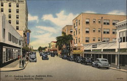 Looking North on Andrews Avenue Fort Lauderdale, FL Postcard Postcard Postcard