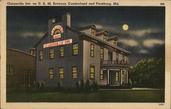 Clarysville Inn Postcard