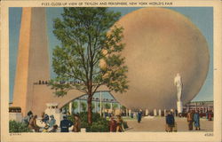 Trylon and Perisphere Postcard