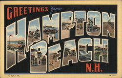 Greetings From Hampton Beach, New Hampshire Postcard