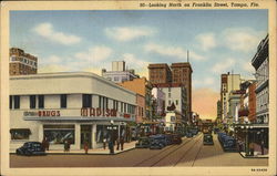 Franklin Street Looking North Postcard