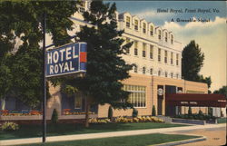 Hotel Royal, a Grenoble Hotel Front Royal, VA Postcard Postcard Postcard