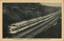 The Phoebe Snow, Lackawanna Railroad's New Streamliner Railroad (Scenic) Postcard Postcard Postcard