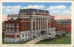 Carson C. Peck Memorial Hospital Postcard