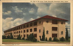 Cadet Barracks at Randolph Field Postcard