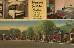 Barbara Fritchie Cabins in the City of Frederick, Maryland Postcard Postcard Postcard