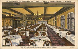 The Brass Rail - The London Grill and Tap Room Postcard