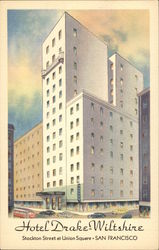 Hotel Drake -Wiltshire Postcard