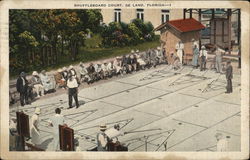 Shuffleboard Court Postcard