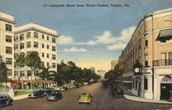 Lafayette Street from Grand Central Postcard