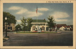 West End Circle East Aurora, NY Postcard Postcard Postcard