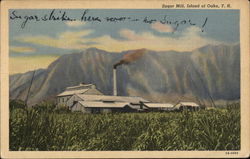 Sugar Mill, Kaneohe, island of Oahu Hawaii Postcard Postcard Postcard