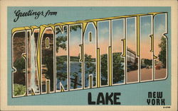 Greetings From Skaneateles Lake Postcard