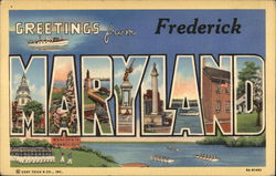 Greetings from Frederick, Maryland Postcard