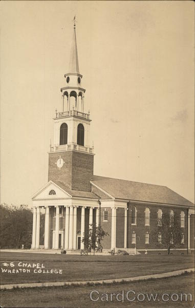Wheaton College Chapel Norton Ma Postcard