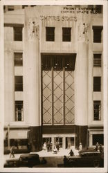 Front Entrance, Empire State Building Postcard