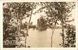 Bide-A-Wee on Lake Hasbrook Postcard