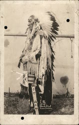 Chief Plain Owl - Crow Indian Native Americana Postcard Postcard Postcard