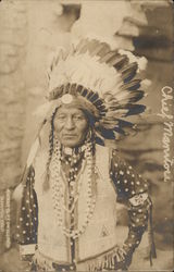 Chief Manitou Native Americana Postcard Postcard Postcard