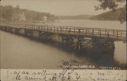 Bridge Across Lake Hopatcong at River Styx New Jersey Postcard Postcard Postcard