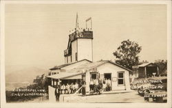 Yonkers Tower Top of Polish Mt. U.S. 40 ELV. 1340 FT. (B/W Photo) Postcard