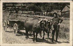 Renfro Valley Taxi Horse-Drawn Postcard Postcard Postcard