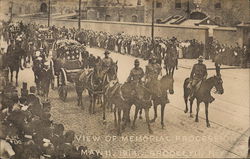 View of Memorial Procession, May 11, 1914 Brooklyn, NY Postcard Postcard Postcard