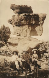 Balanced Rock - Garden of the Gods Colorado Springs, CO Postcard Postcard Postcard