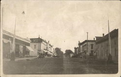 Town's Main Street Buildings Postcard Postcard Postcard