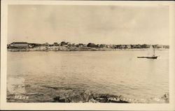 Panoramic View of Coastline York Beach, ME Postcard Postcard Postcard