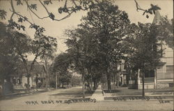 Street Scene - York East of Greenwood Blue Island, IL Postcard Postcard Postcard