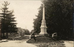 Soldiers Monument Postcard