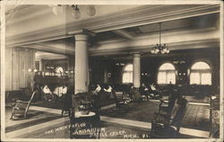 Sanitarium - Main Parlor Battle Creek, MI Postcard Postcard Postcard