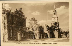 Entrance to Edison Institute Museum Dearborn, MI Postcard Postcard Postcard