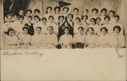 Women of the Eromathean Society, 1909 Kents Hill, ME Postcard Postcard Postcard