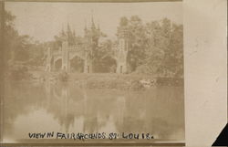 View in Fairgrounds, St. Louis Postcard