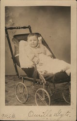 Baby in a Carriage, Ourilla Gyte Postcard