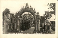 Entrance to Way of the Cross Postcard