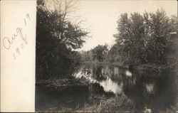 View of River Postcard